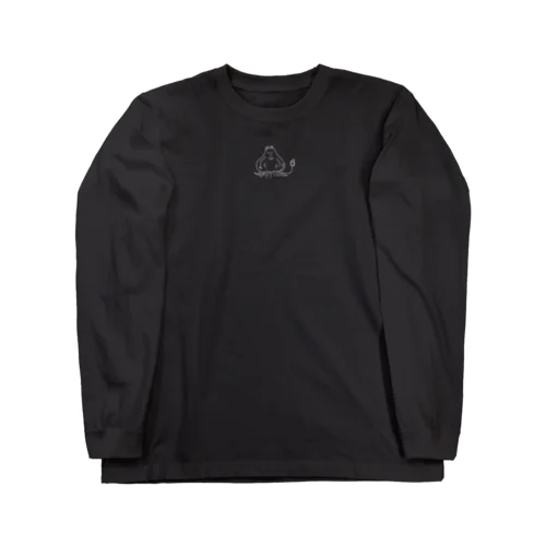 キュウコン（白抜き） Long Sleeve T-Shirt