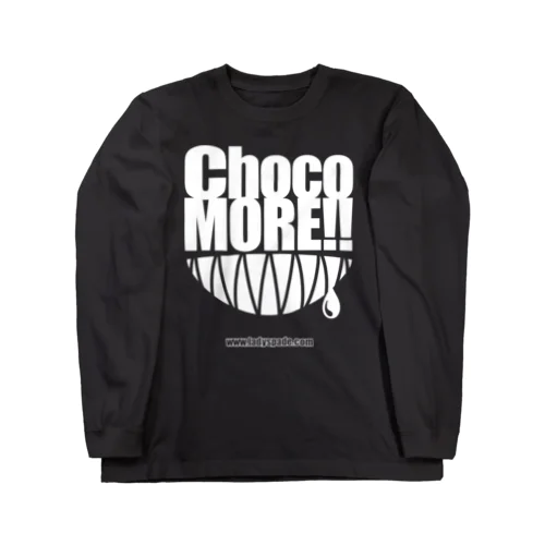 ChocoMORE!! (復刻版・ブラックボディ向け) Long Sleeve T-Shirt