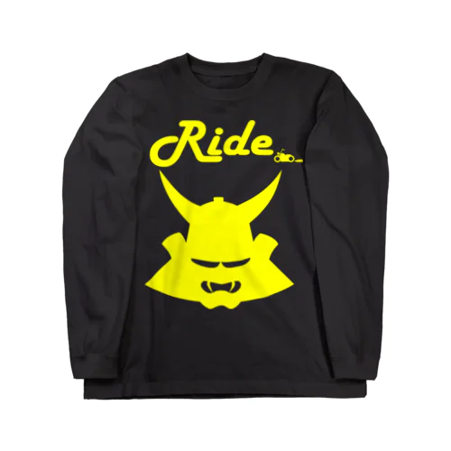 Ride兜（黄色） ロングスリーブTシャツ