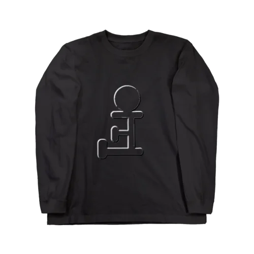 CocoCannon立体風ロゴ（表） ロングスリーブTシャツ