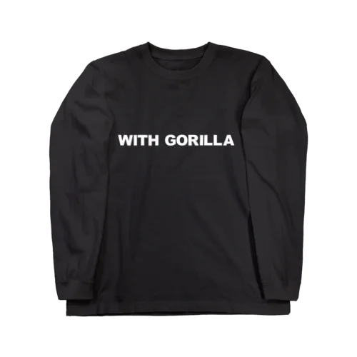 WITH GORILLA LOGO ロングスリーブTシャツ