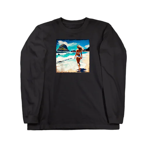 ビーチ Long Sleeve T-Shirt