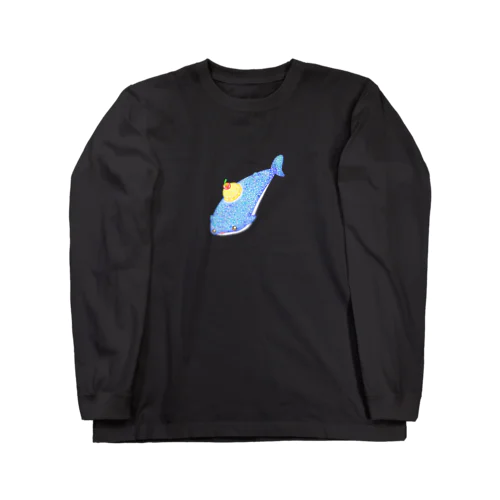 シ―フードアニマル　クリームソーダジンベイ Long Sleeve T-Shirt