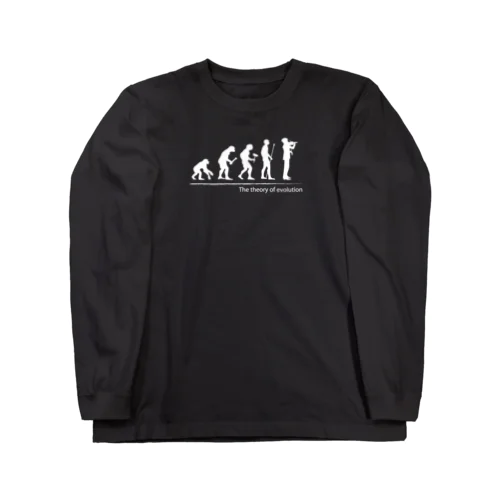 The theory of evolution(バイオリン) ロングスリーブTシャツ