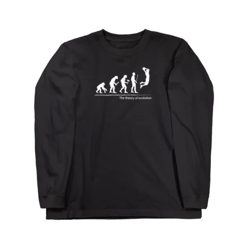 The theory of evolution(バスケットボール） ロングスリーブTシャツ