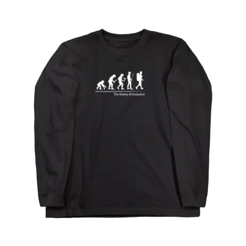 The theory of evolution(バックパック) ロングスリーブTシャツ