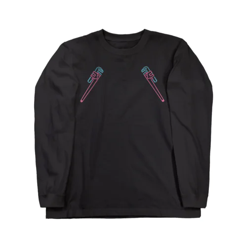 wrench(neon) Long Sleeve T-Shirt