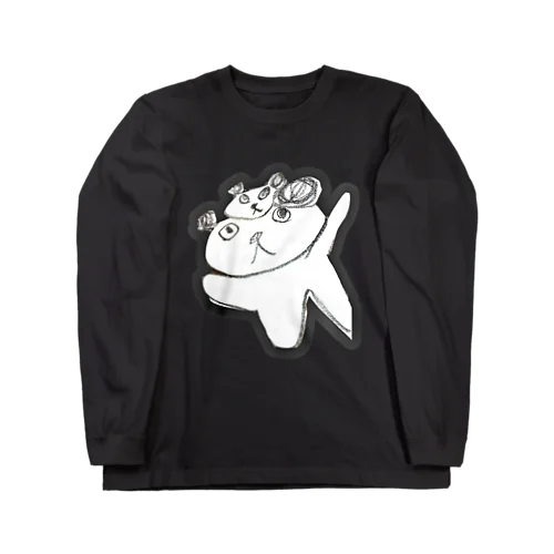 パンダのお面をつけたパンダ Long Sleeve T-Shirt