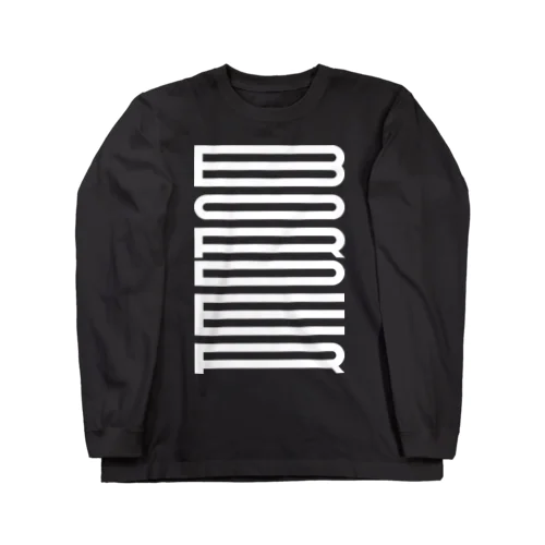 ボーダーに見えるBORDER Long Sleeve T-Shirt