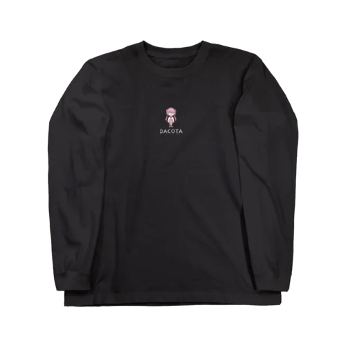 No.069 ふちゃん【白ロゴ】 Long Sleeve T-Shirt