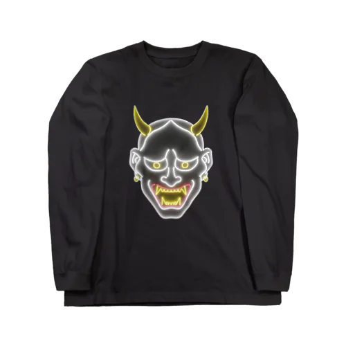 般若(ネオン) Long Sleeve T-Shirt