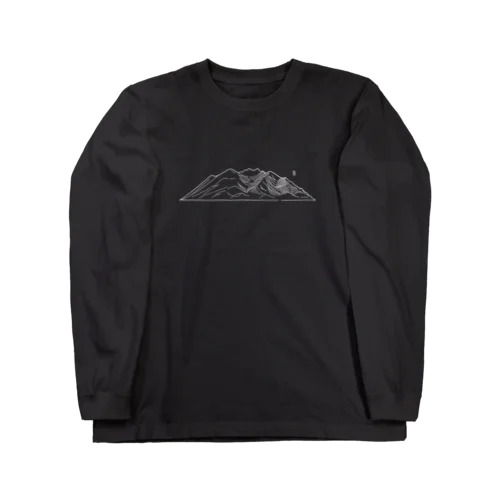 八ヶ岳　白 Long Sleeve T-Shirt