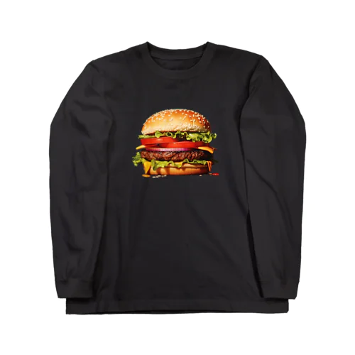 ハンバーガー Long Sleeve T-Shirt