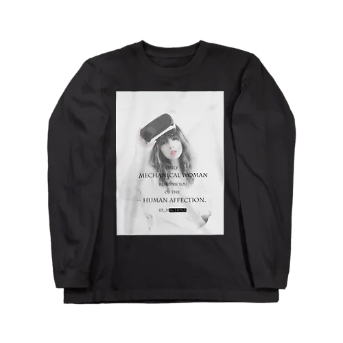 VR-Girl: White Affection Long Sleeve T-Shirt