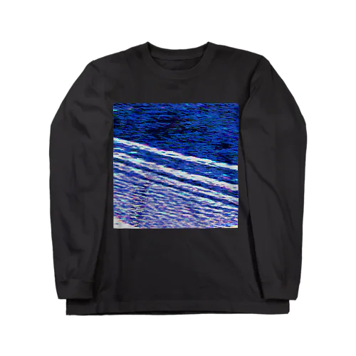 波打ち際（夜） Long Sleeve T-Shirt