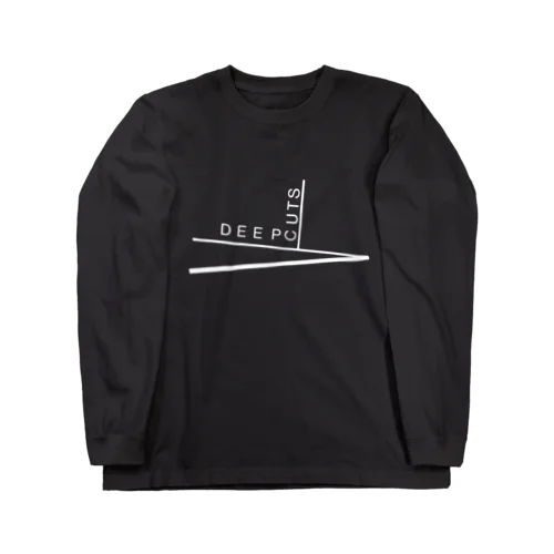 DEEP CUTS ONE - BLACK AND WHITE Long Sleeve T-Shirt