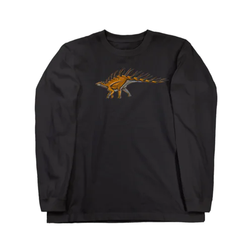 Kentrosaurus　ケントロサウルス（アクリル画） ロングスリーブTシャツ