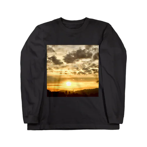 黄金の夕日 Long Sleeve T-Shirt