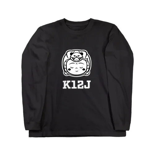 着ぐるみ 巳地蔵　ｰ顔T BKｰ ロングスリーブTシャツ