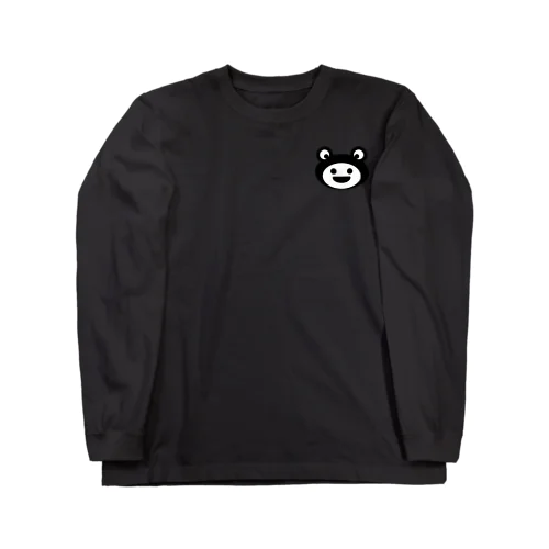 ケロっ子 ヘッド ブラック ポイント Long Sleeve T-Shirt