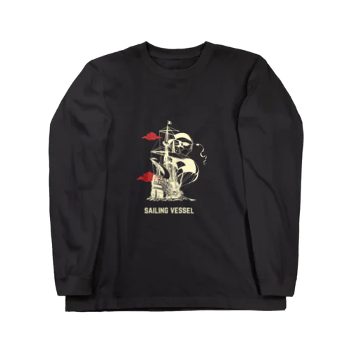 天空に航海する帆船 Long Sleeve T-Shirt