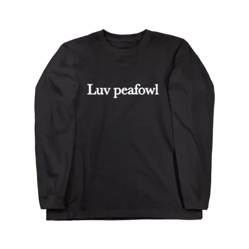 Luv peafowl！ ロングスリーブTシャツ