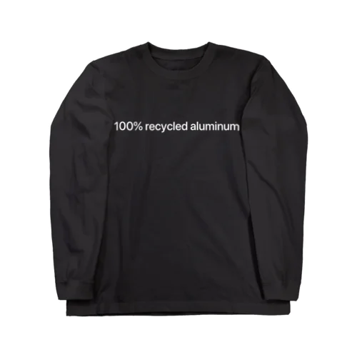 100% recycled aluminum ロングスリーブTシャツ