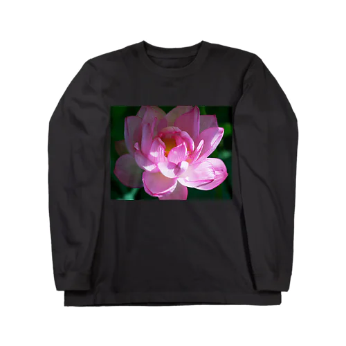 癒しの風景（ハス） Long Sleeve T-Shirt