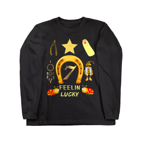 アメリカラッキーアイテムくん Long Sleeve T-Shirt