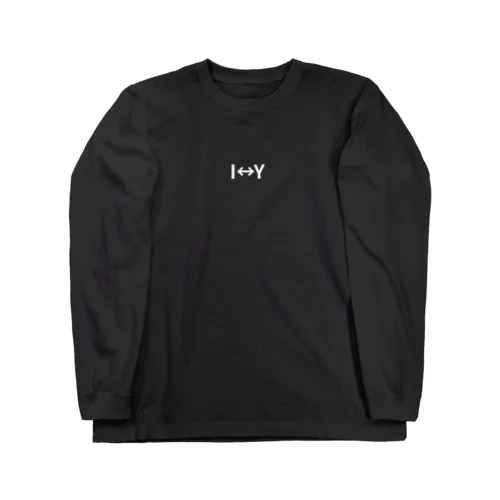 I↔Y(ホワイト) Long Sleeve T-Shirt