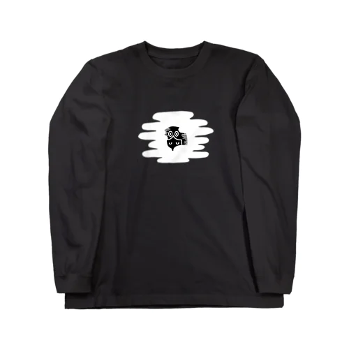 暗闇から現れたスシちゃん（白） Long Sleeve T-Shirt