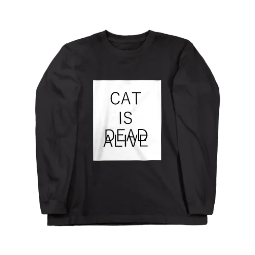シュレディンガーの猫 ロングスリーブTシャツ