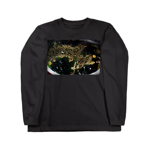 ワカメとコーンのカップラーメン Long Sleeve T-Shirt