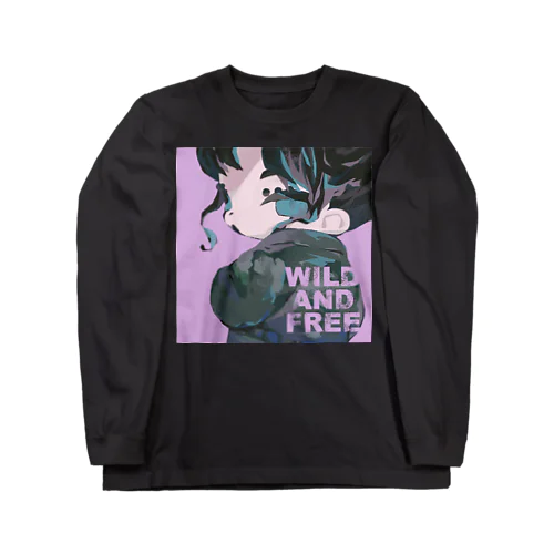 ミニキャラシリーズ：WILD AND FREE Long Sleeve T-Shirt