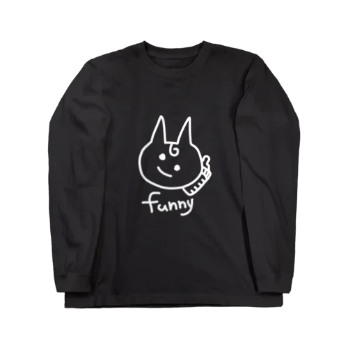 ねこのべびちゃん白線 ロングスリーブTシャツ