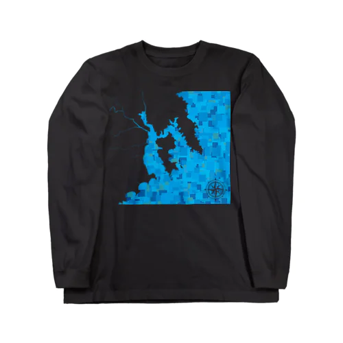 気仙沼ブルー Long Sleeve T-Shirt