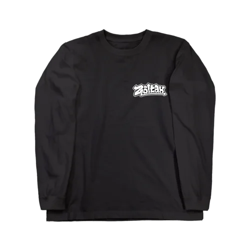 Zoltax. グラフィティ ロゴ（ホワイト） ロングスリーブTシャツ