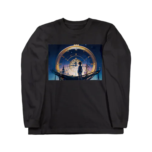 Clock Journey  〜一対の針が紡ぐ絶え間ない調べの旅〜　No.2 「The Remaining Time」 Long Sleeve T-Shirt