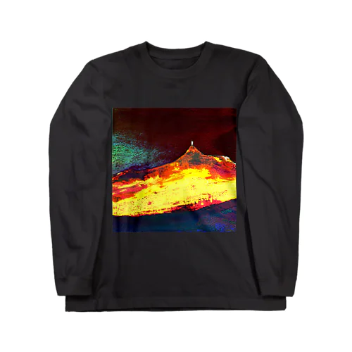 火口の夜 Long Sleeve T-Shirt