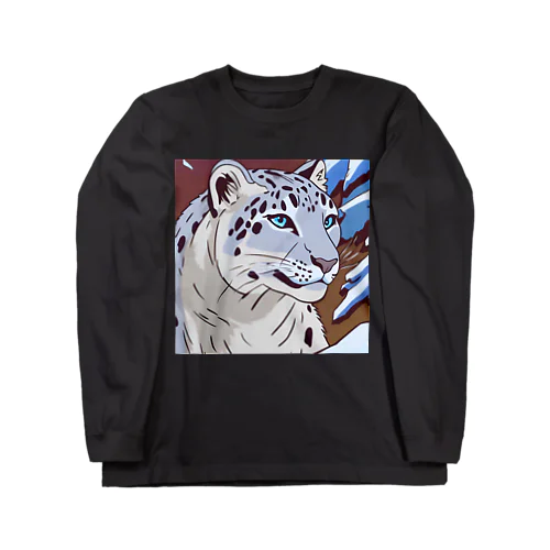 息を潜めるユキヒョウ Long Sleeve T-Shirt