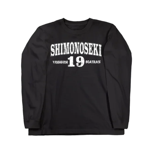 SHIMONOSEKIネームグッズ（競艇.ボートレース） 롱 슬리브 티셔츠