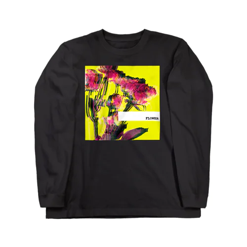 エモグリッチフラワー Long Sleeve T-Shirt