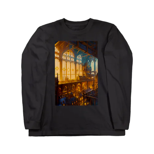 Steampunk Journey　〜ノスタルジア溢れる蒸気機関の世界の旅〜　No.4「Old Time Nostalgia St.」 Long Sleeve T-Shirt