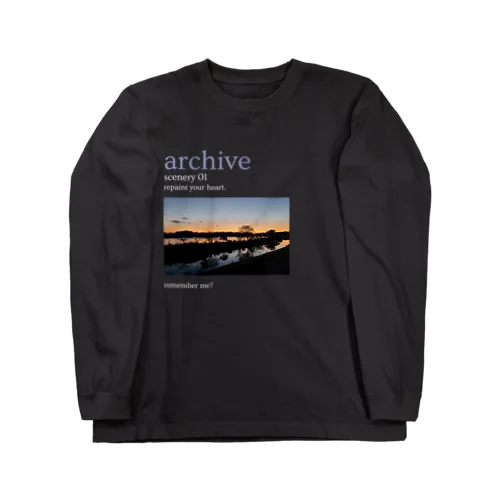 Archive「scenery 01」 ロングスリーブTシャツ