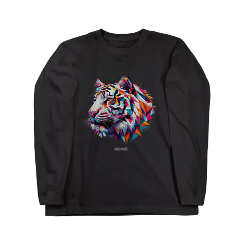 タイガーPolygonal Long Sleeve T-Shirt