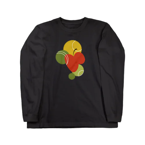 Apple and Circle ロングスリーブTシャツ