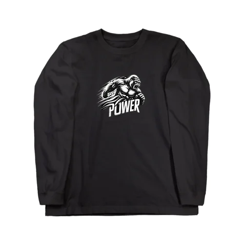 パワーゴリラ Long Sleeve T-Shirt