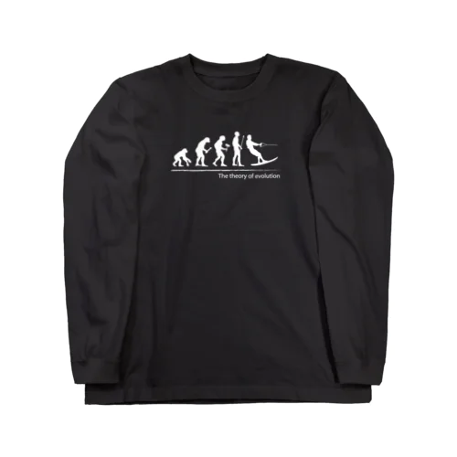 The theory of evolution(ウェイクボード) Long Sleeve T-Shirt