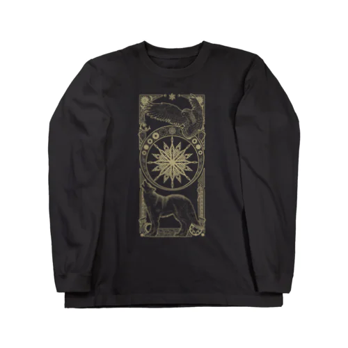 星月白夜の狼梟 Long Sleeve T-Shirt