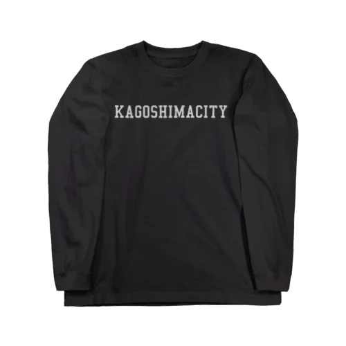 Kagoshimacity white ロングスリーブTシャツ